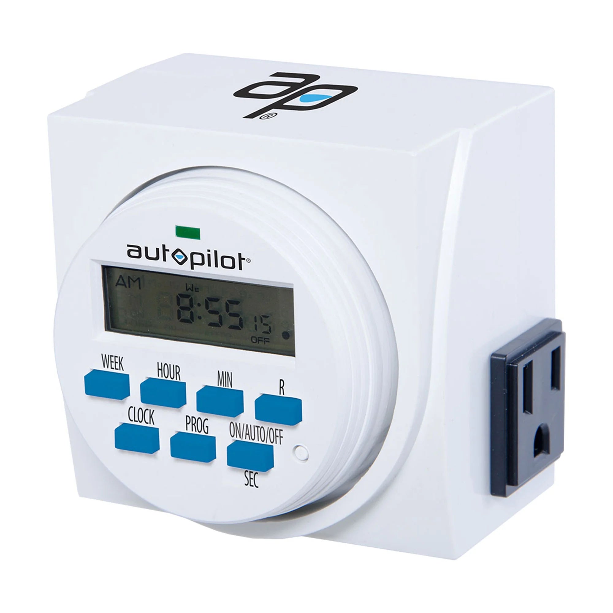 7 Day Dual Outlet Digital Programmable Light Timer, 2 Pack L68285