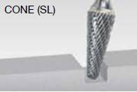 1/2X1-1/8 Double Cut Tungsten Carbide Burr M440636