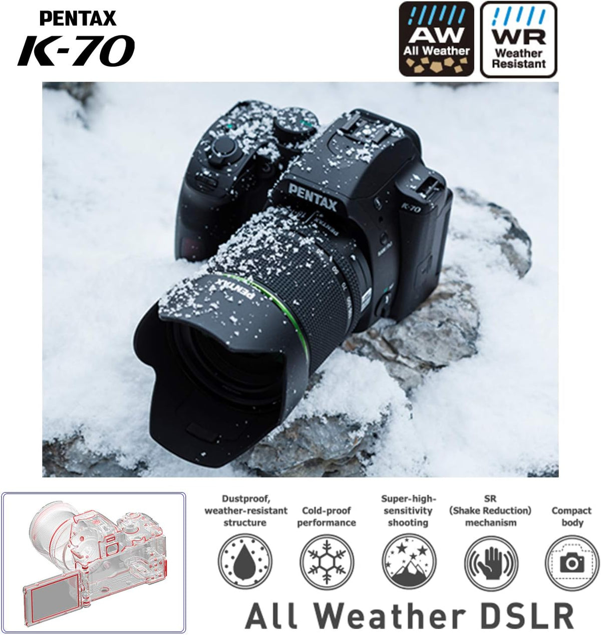 Silver Weather-Sealed DSLR Camera X248312