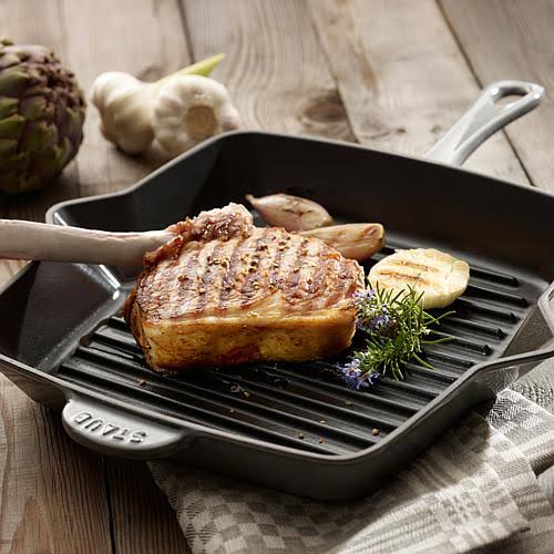 Saffron Cast-Iron Square Grill Pan F41810