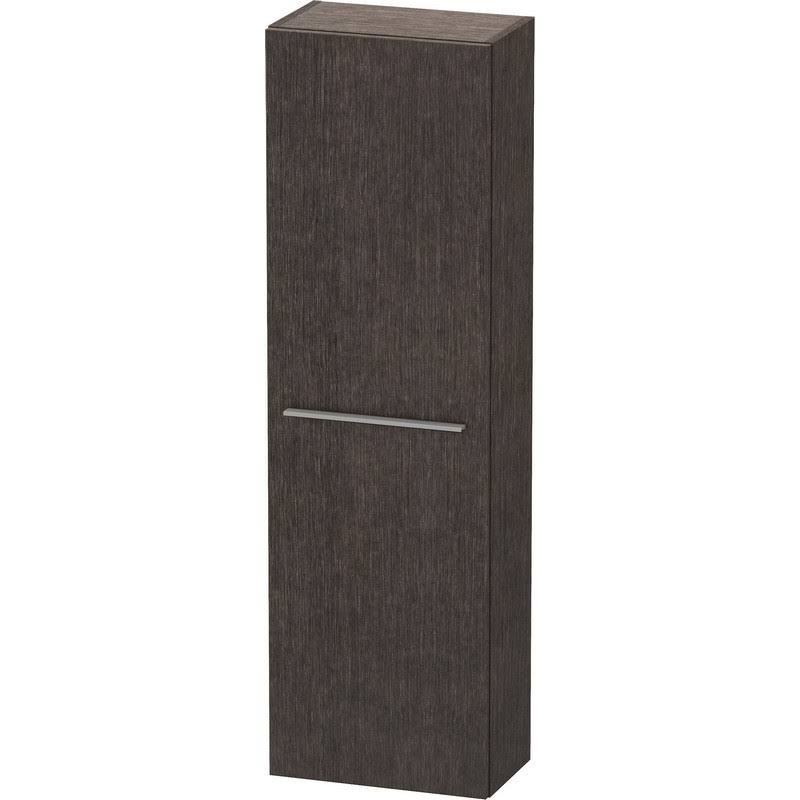 Brushed Dark Oak Tall Cabinet H9159