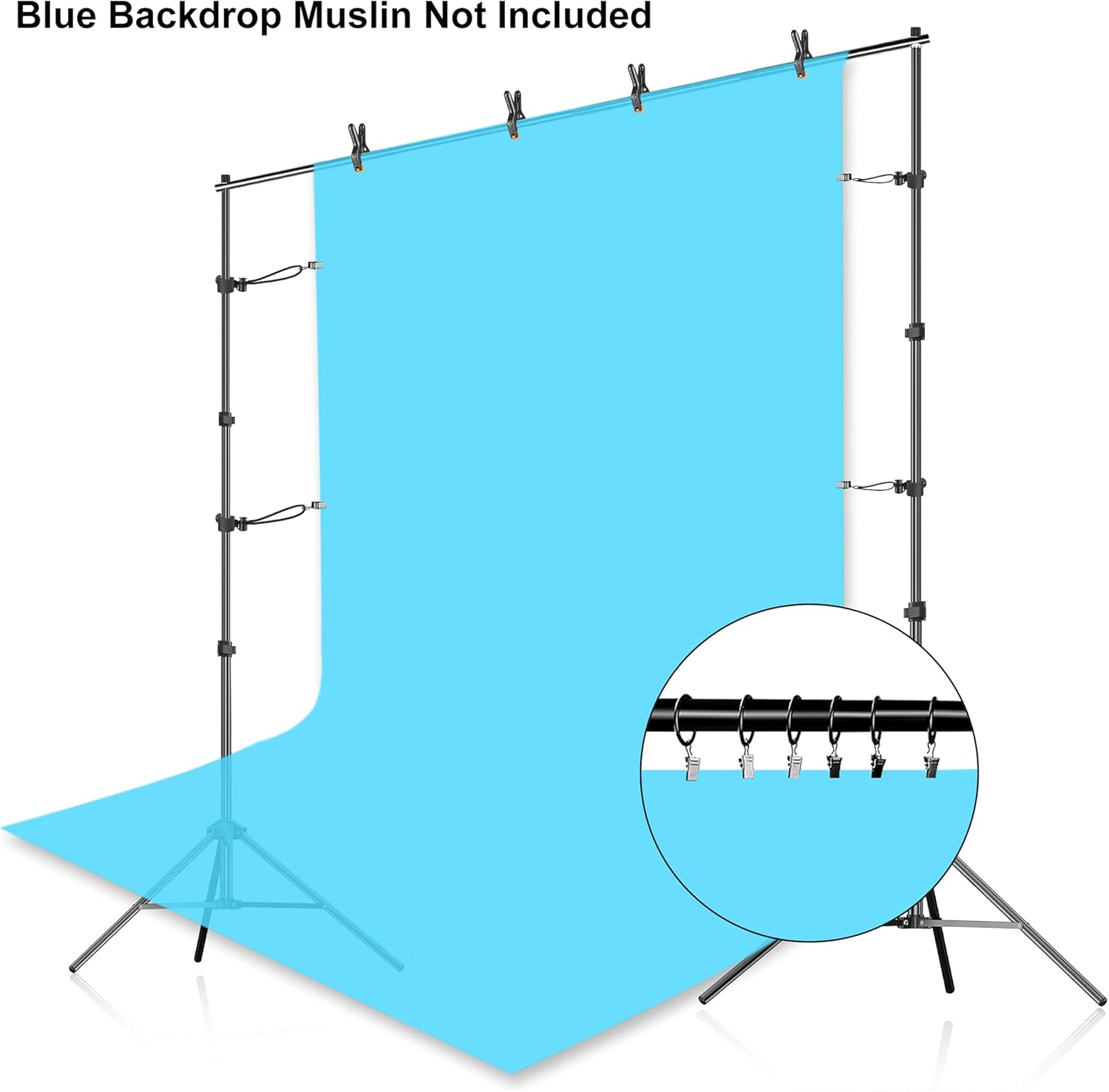 7x10Ft Adjustable Photography Background Support System Kit with Carry Bag G4541