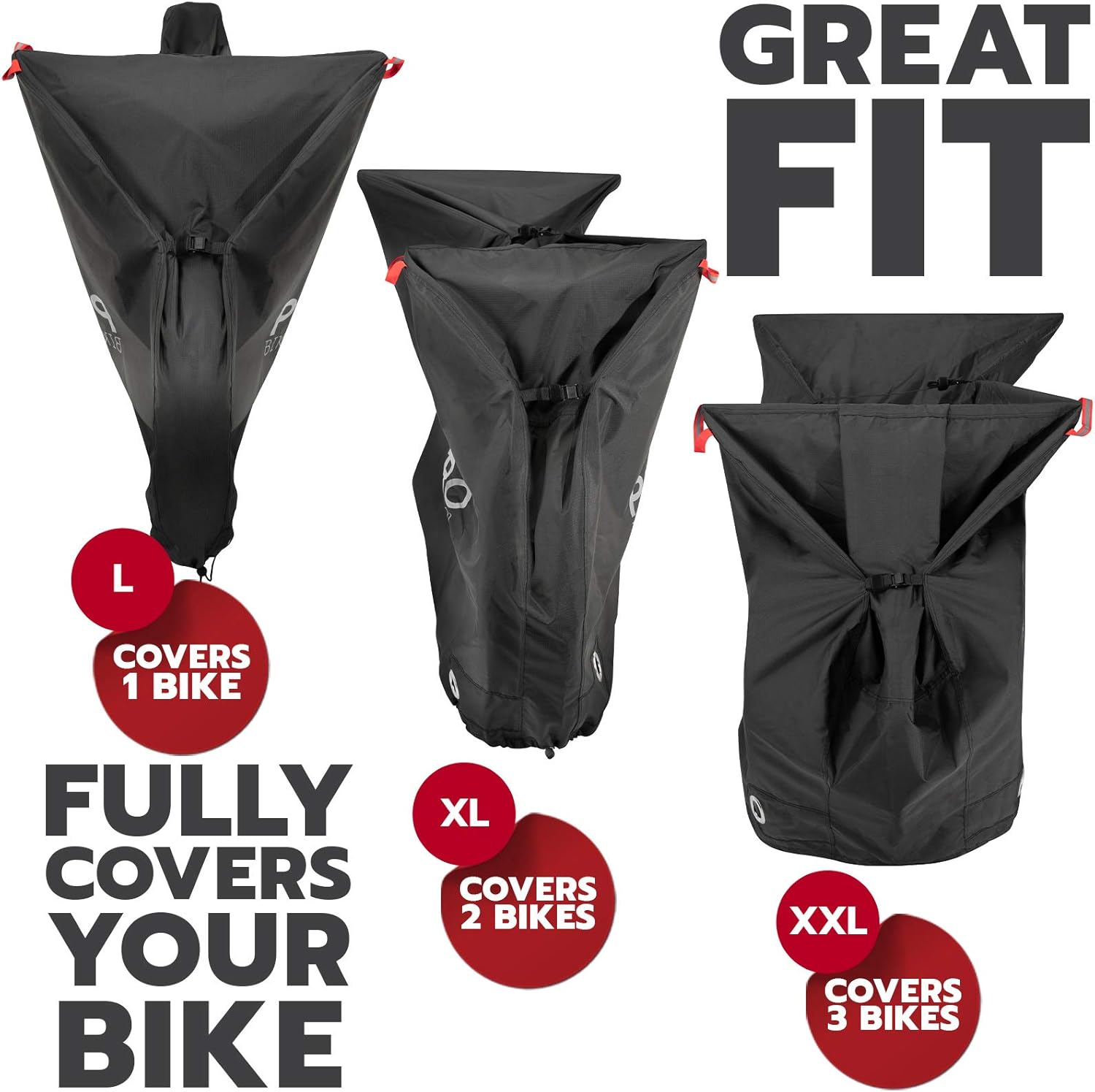 Bicycle Cover for Outdoor Storage, Waterproof Ripstop Material J28889