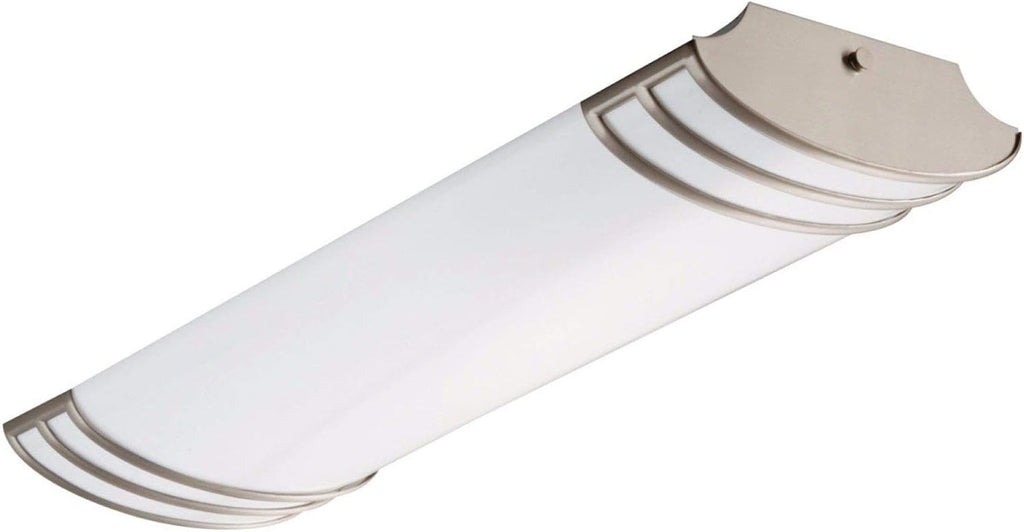 2-Foot Brushed Nickel Linear Light, 4000K, Pack of 2 B63760