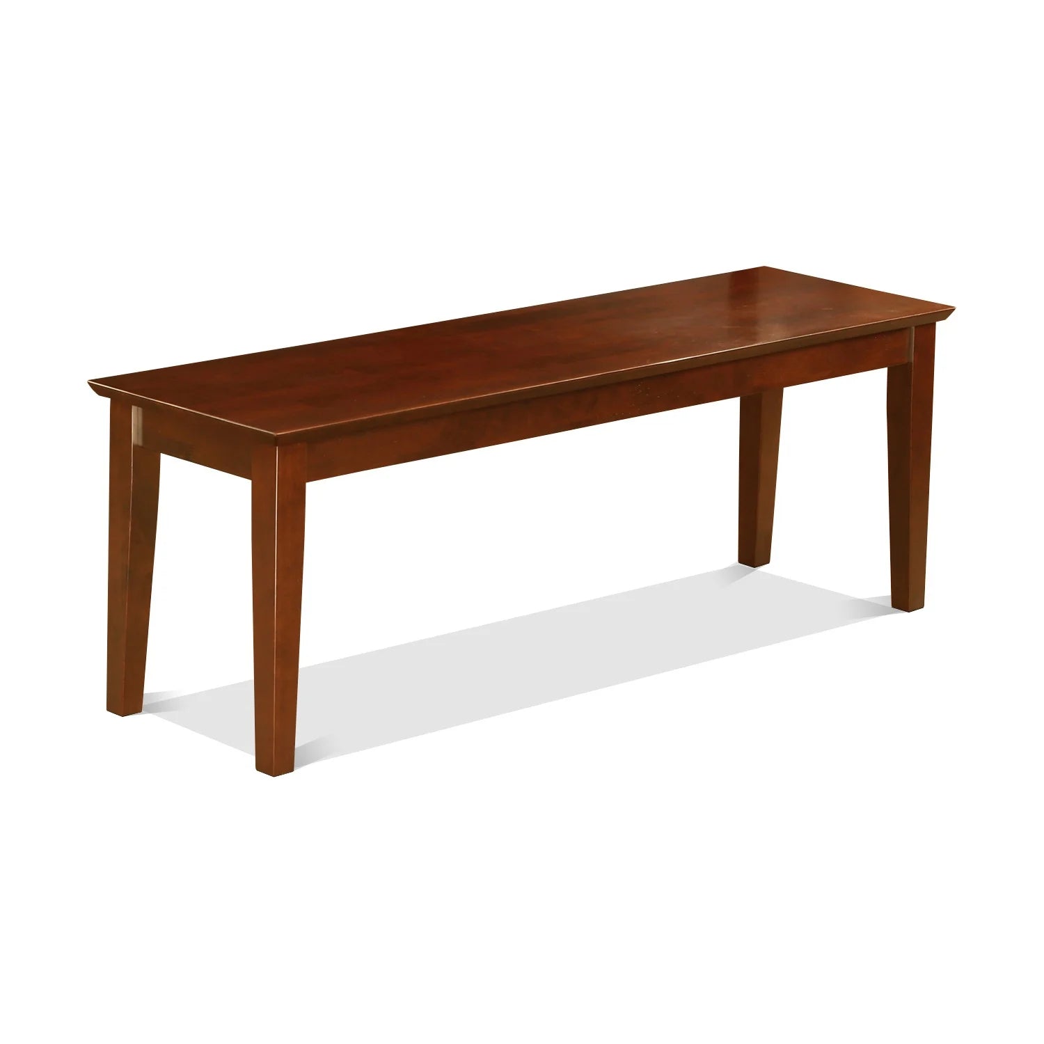 Mahogany Rectangular Kitchen Table with Bench and Chairs N403
