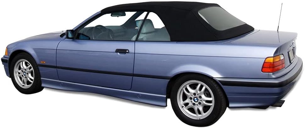 Convertible Soft Top with Glass Window Black for BMW 3-Series D8674