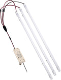 4 Pack LED Troffer 2x4 FT Retrofit Kit, 36W, 5000K Daylight White, 0-10V LED Driver H31539