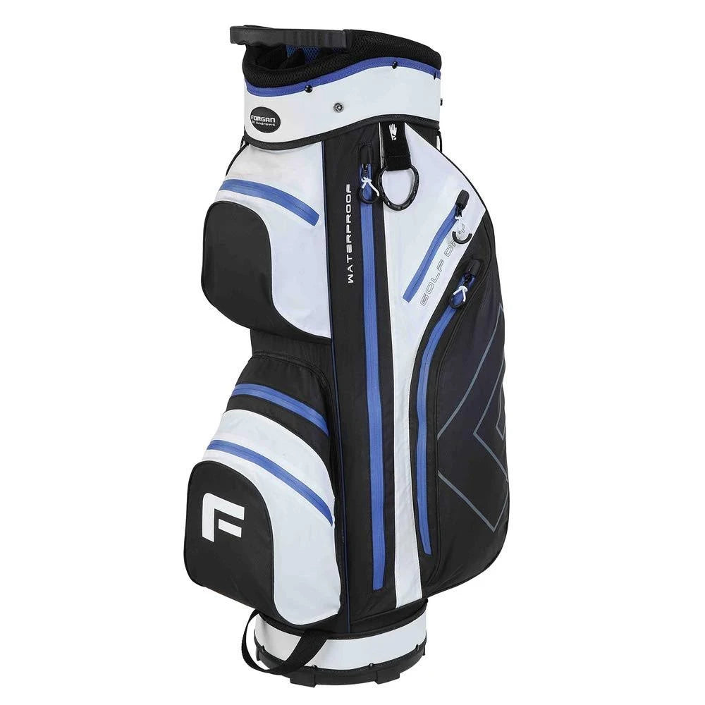 White/Blue/Black Waterproof Cart Bag B45472