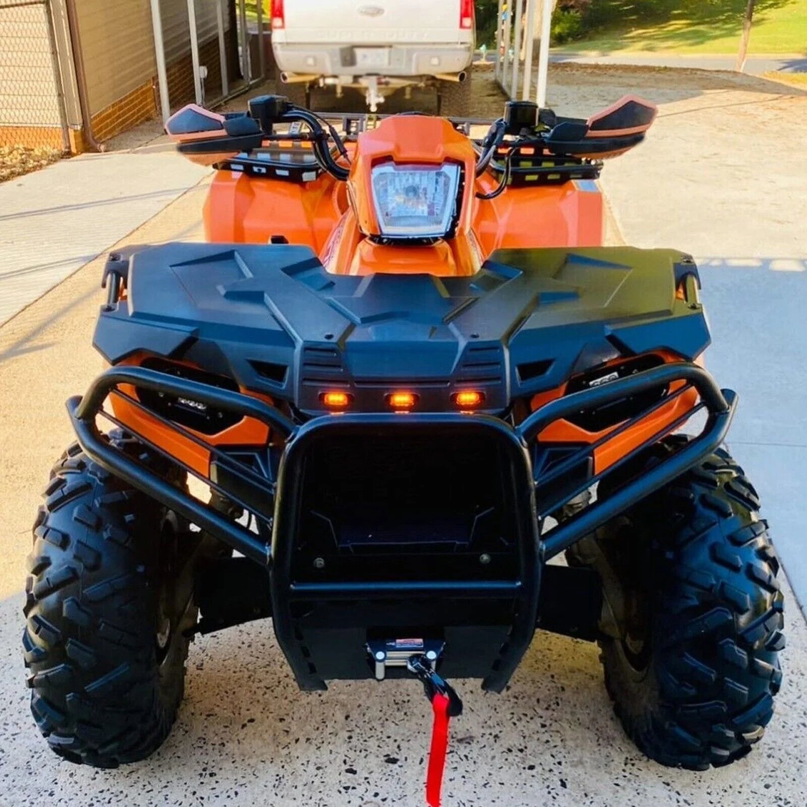 ATV Front Rack with Lights A712680
