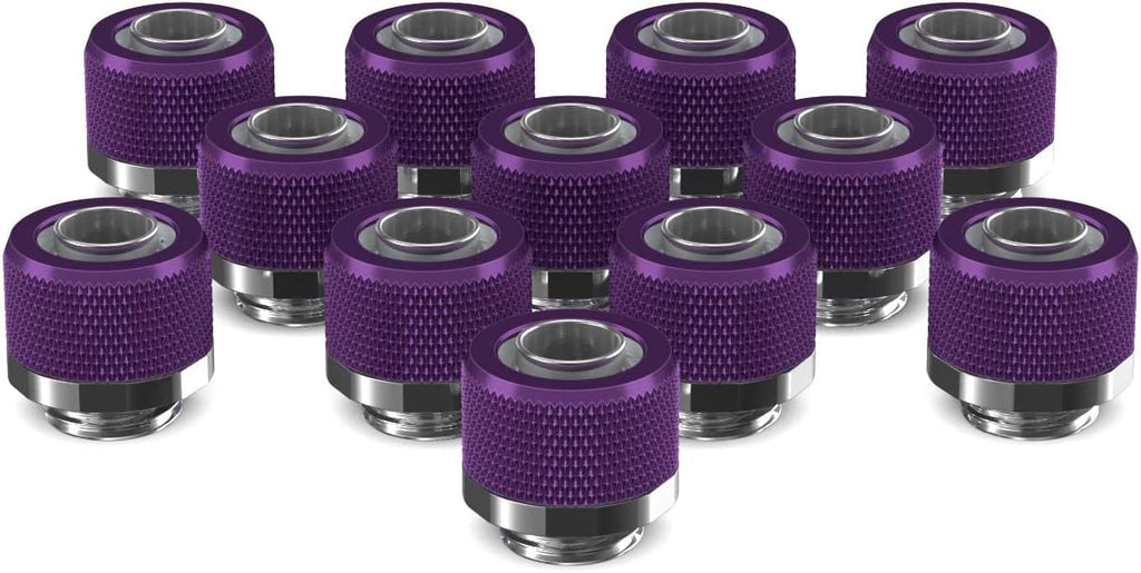 3/8in. x 1/2in. Compression Fitting 12 Pack Candy Purple X962549