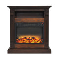 Walnut Mantel Electric Fireplace V7248