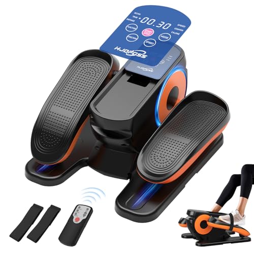 Ellipse Leg Exerciser with 12 Adjustable Speed, Remote Control & Non-Slip Foot Straps K515