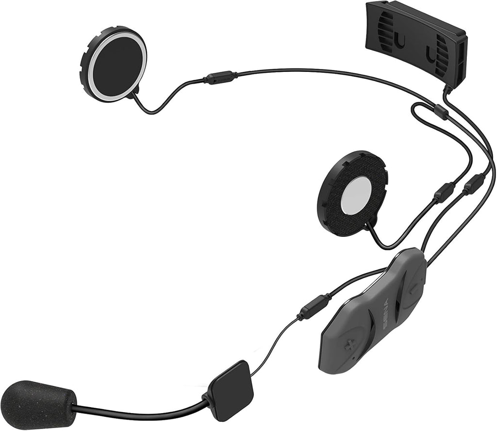 Black Set of 2 Motorcycle Bluetooth Communication System J854