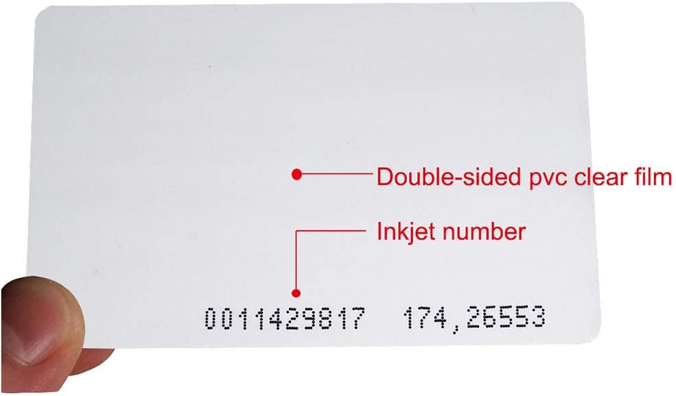 125Khz RFID Proximity Cards, 0.8mm, Read only (200pcs) X56739