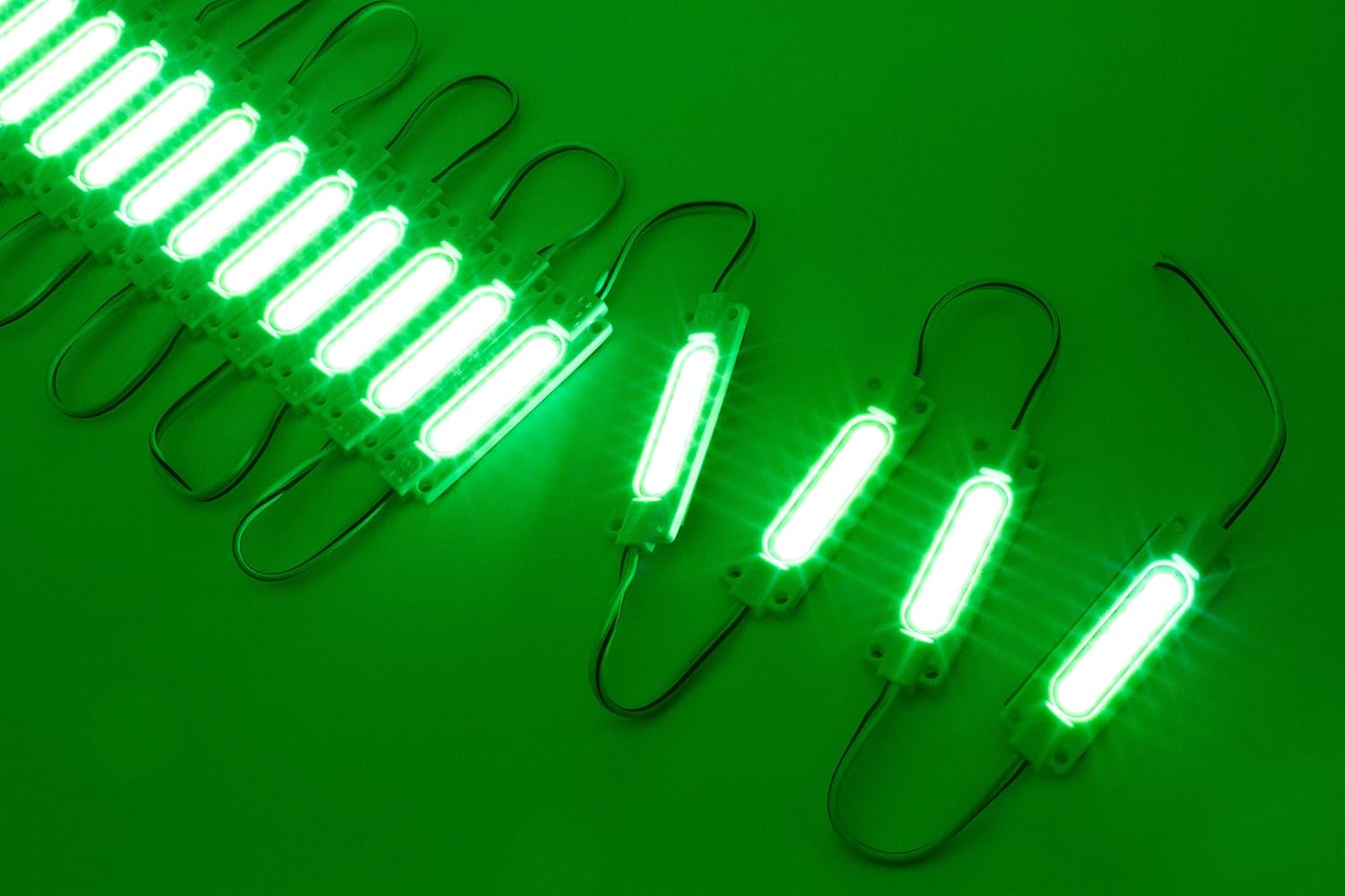20ft Green COB LED Light with UL Power Supply V989