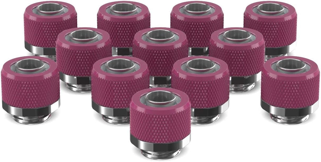 3/8in. x 1/2in. Compression Fitting 12 Pack Candy Purple X962549