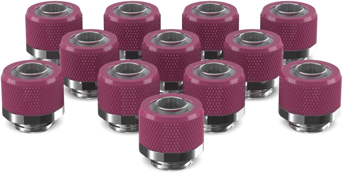 3/8in. x 1/2in. Compression Fitting 12 Pack Candy Purple X962549
