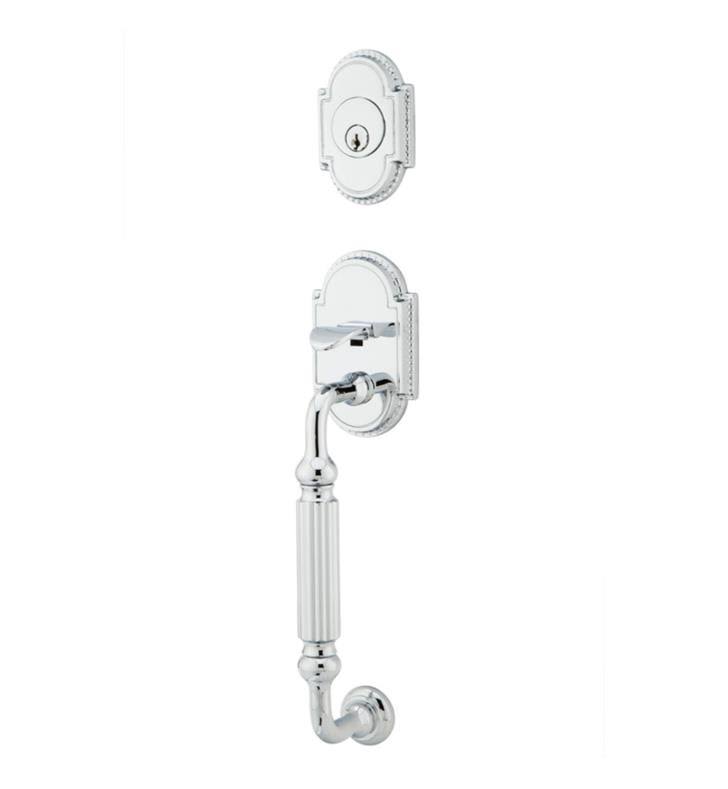 Double Cylinder Tubular Handleset Bright Chrome Finish P891144