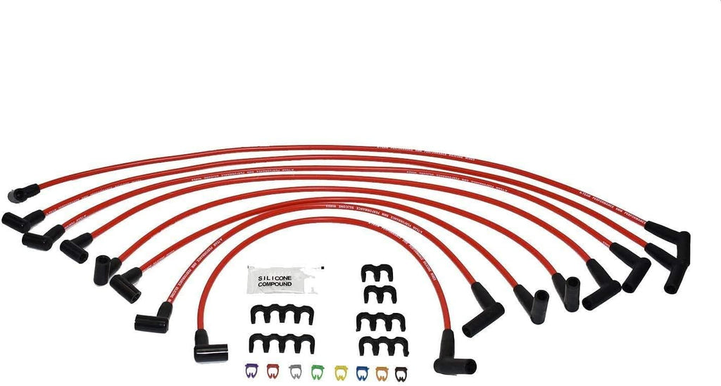 HEI Distributor, 8.0mm Spark Plug Wires, and Battery-Pigtail Harness Kit R857827