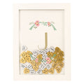 Floral Heart Drop Guestbook M8725