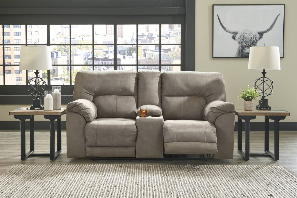 Reclining Loveseat with Console E629371