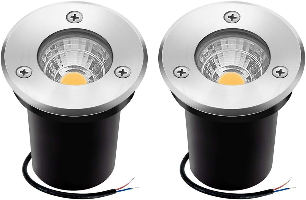 3W LED Warm White In-Ground Well Lights (2 Pack) H574645