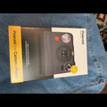 Black Camera with Red Travel Pouch O589