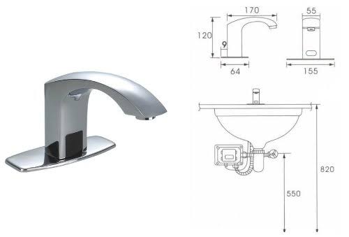 Contemporary Sensor Faucet R561004