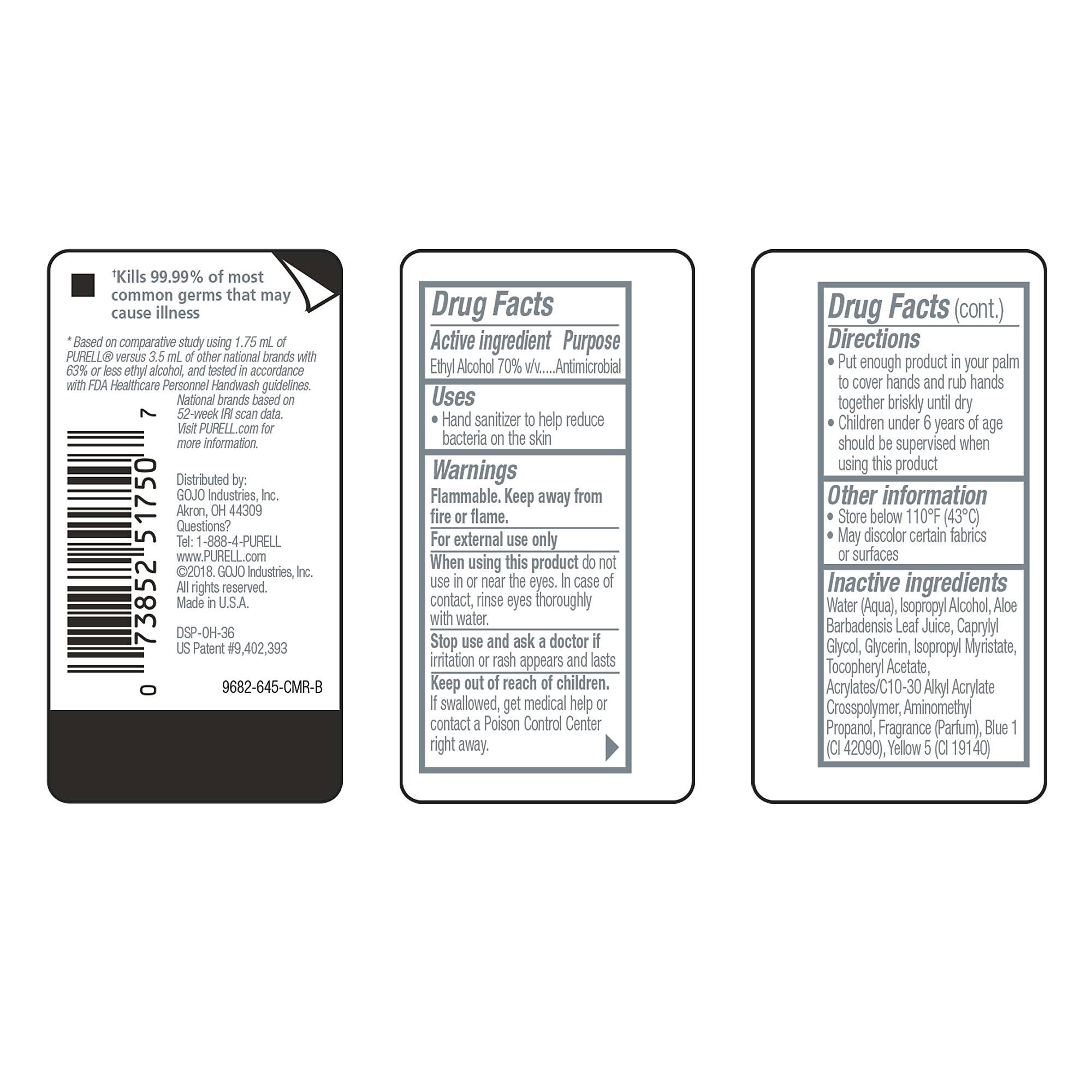 2 oz. Gel Instant Hand Sanitizer E7319