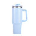 40 oz Insulated Stainless Steel Tumbler with Handle and Straw Lid K950