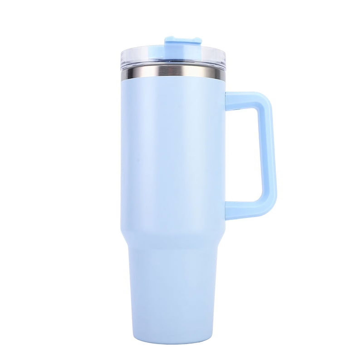 40 oz Insulated Stainless Steel Tumbler with Handle and Straw Lid K950