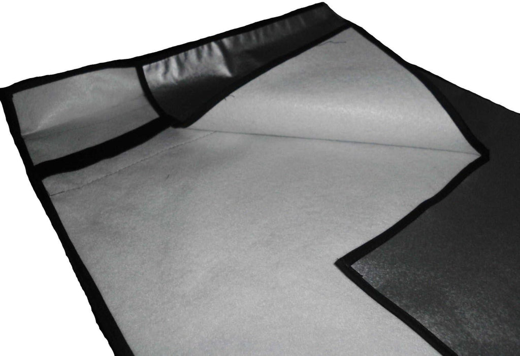 Large Flat Screen TV Vinyl Padded Dust Covers with Remote Control Pocket Pack of 2 J85246