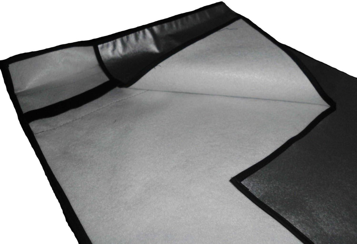 Large Flat Screen TV Vinyl Padded Dust Covers with Remote Control Pocket Pack of 2 J85246