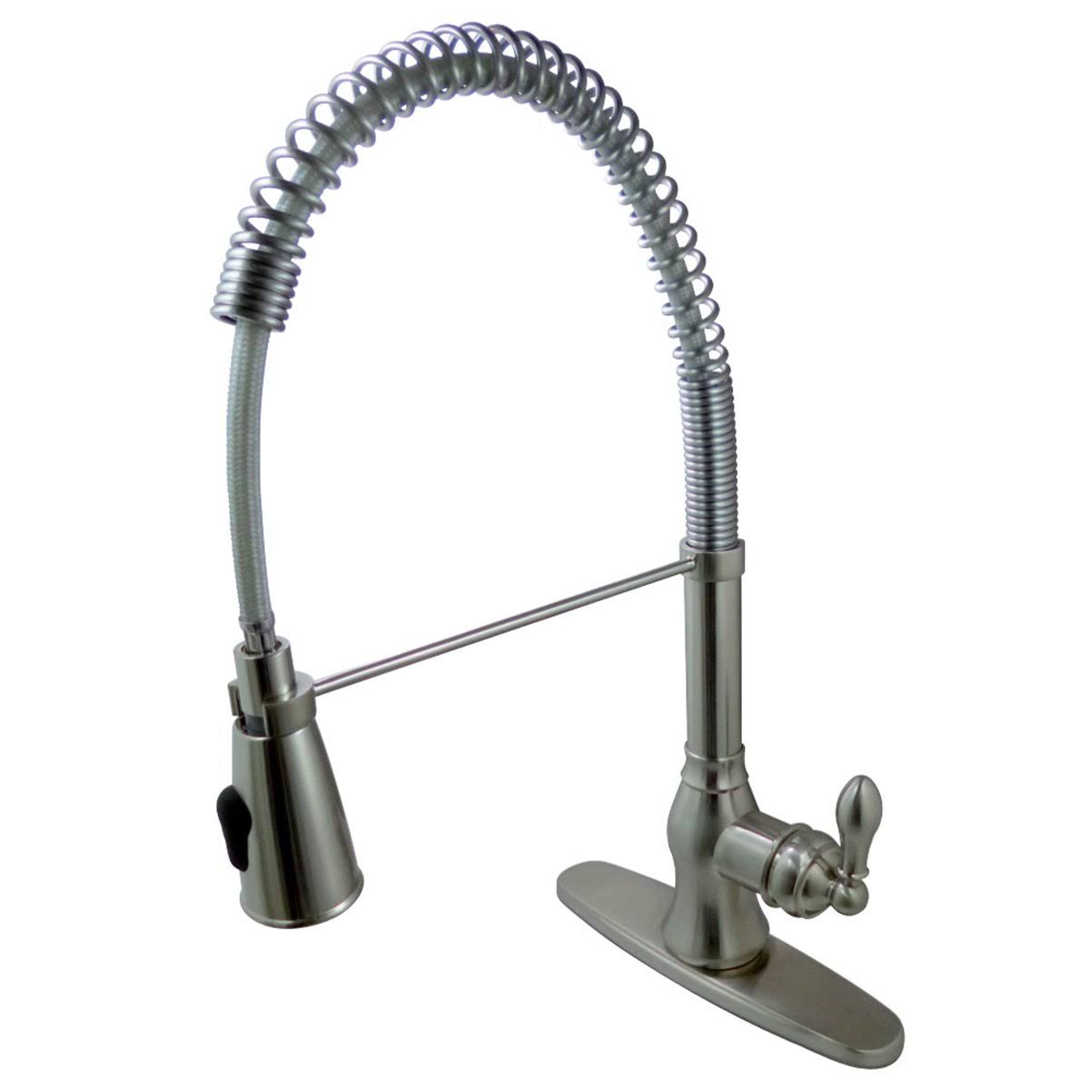 Polished Chrome Pull Down Single Handle Kitchen Faucet E1534