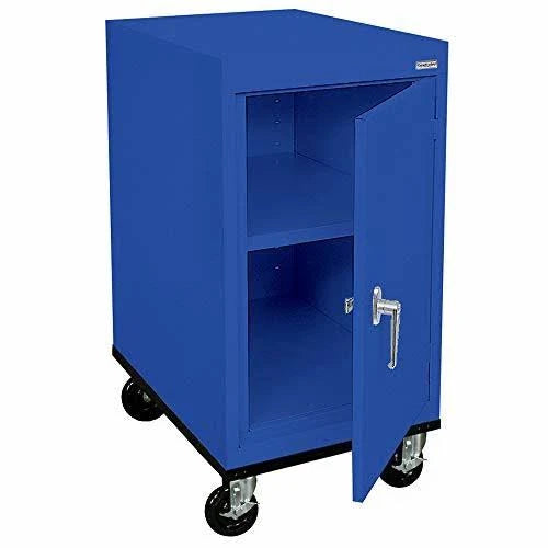 Blue Work Height Storage Cabinet Q336