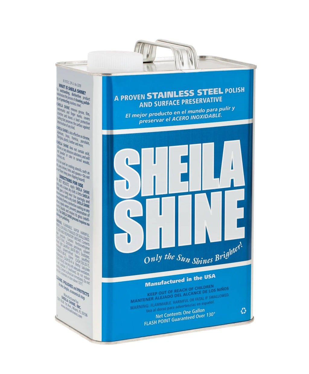 Stainless Steel Cleaner & Polish, 1 gal Can, 4/Carton F57033