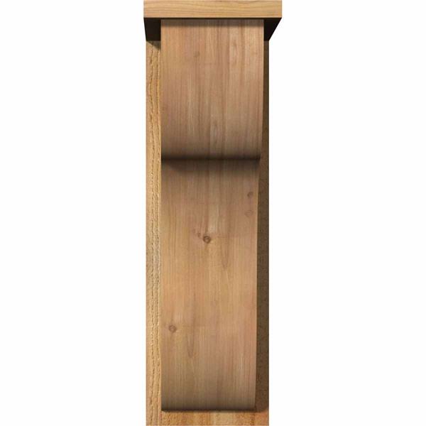 8x22W x 14x22D x 26x22H Western Red Cedar Corbel R585