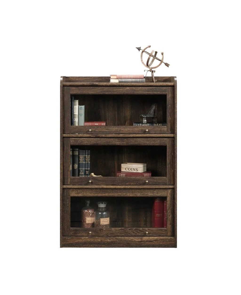 3-Shelf Bookcase, Iron Oak I796