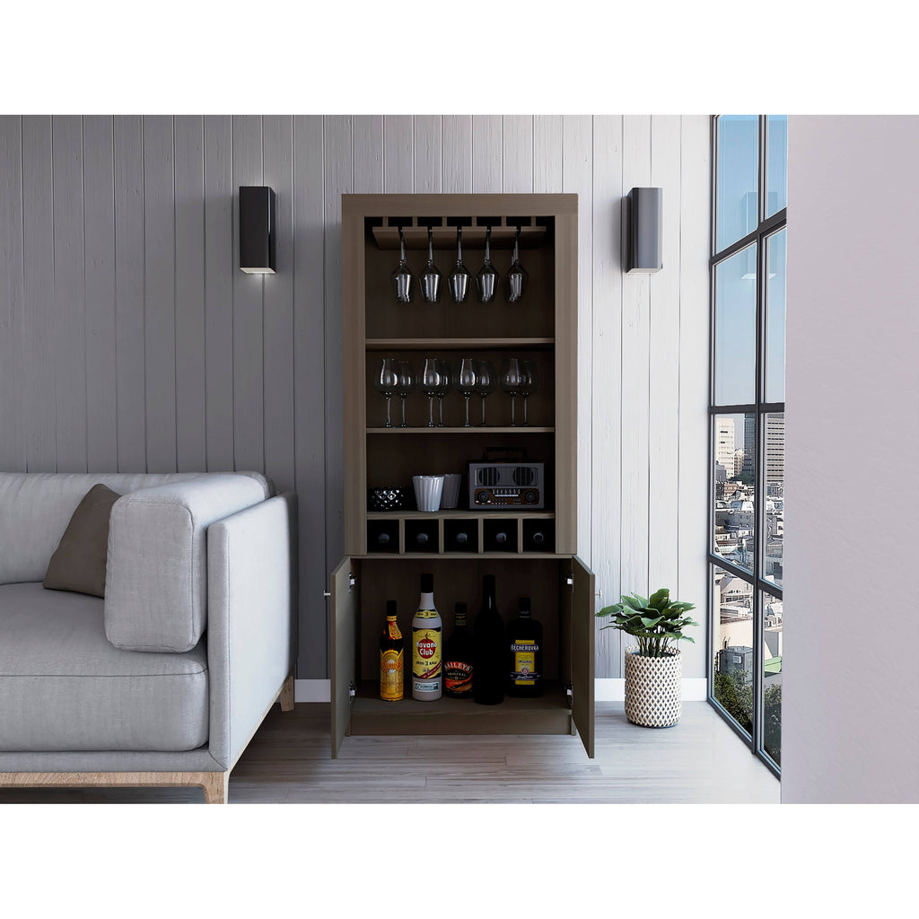 Black Wengue Bar Cabinet U314