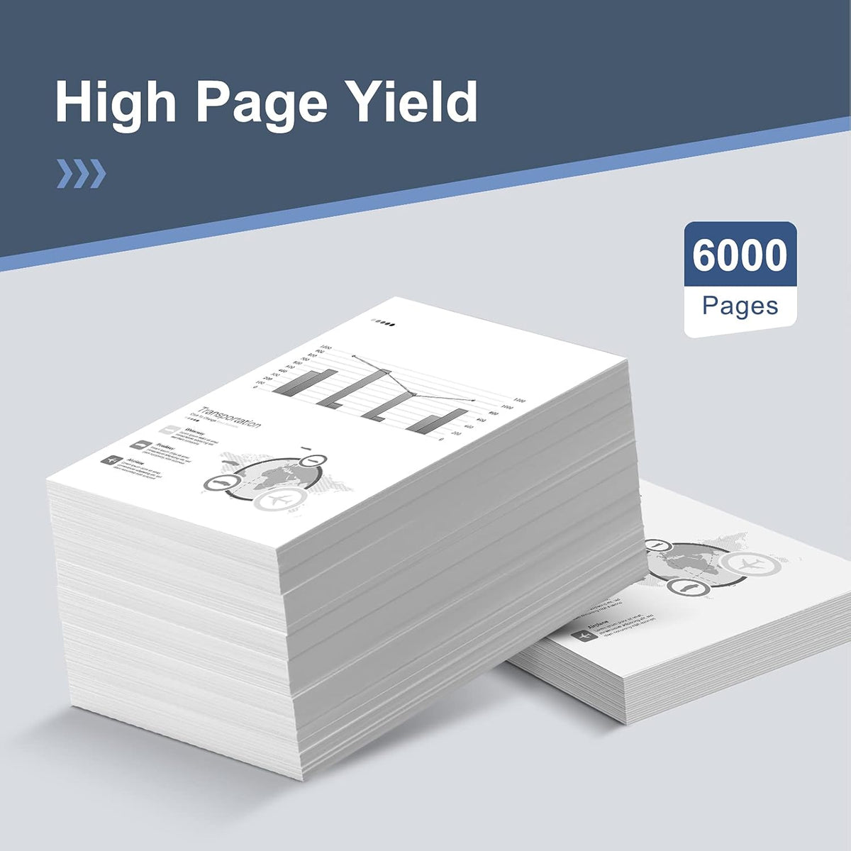 High Capacity Toner with 6000 Page Yield Q6676