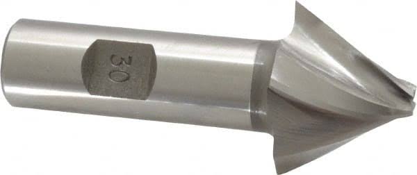 1/4x22 Small End Diam 1x22 LOC 4-Flute High Speed Steel Tapered Square End Mill L56327