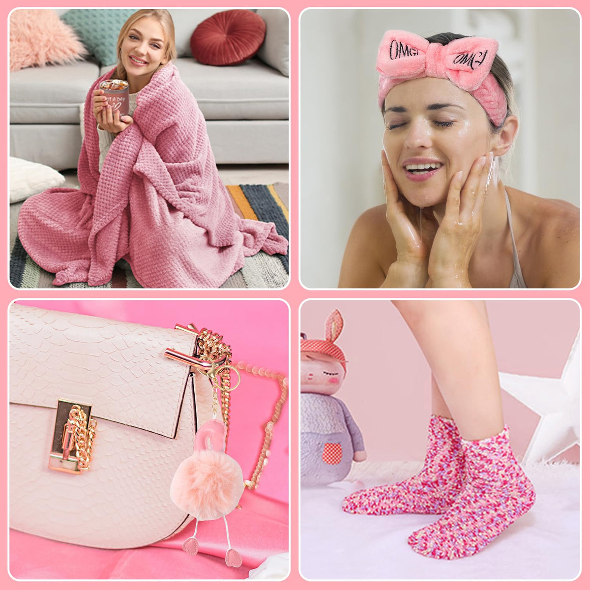 Pink Gifts Box Care Package Relaxing Set R338750