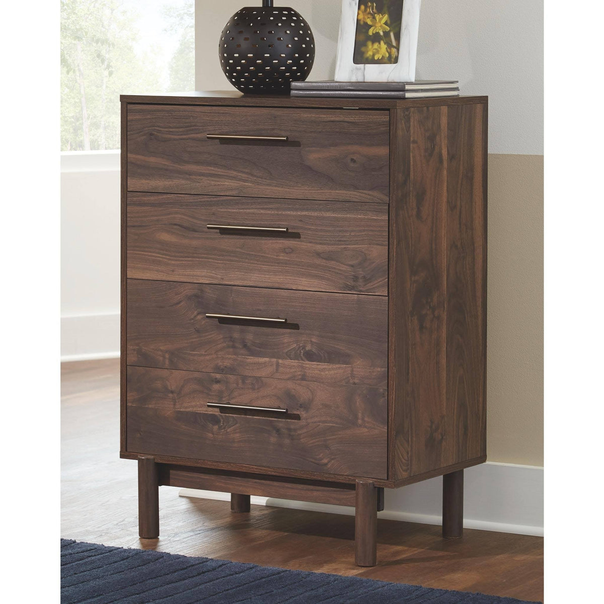 Mocha Four Drawer Chest P804