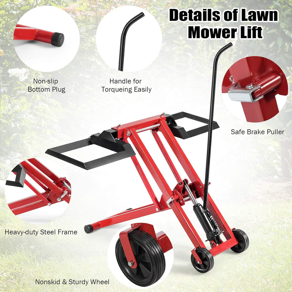 Hydraulic Lawn Mower Lift, 500-lb Capacity V67754
