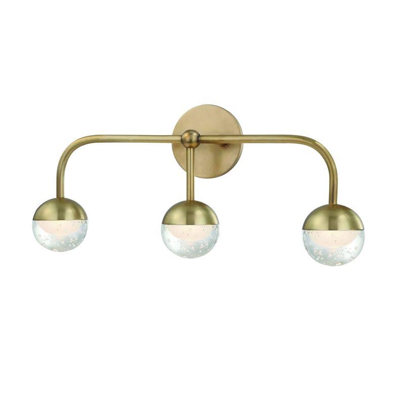 Aged Brass LED Bath Bracket G121247