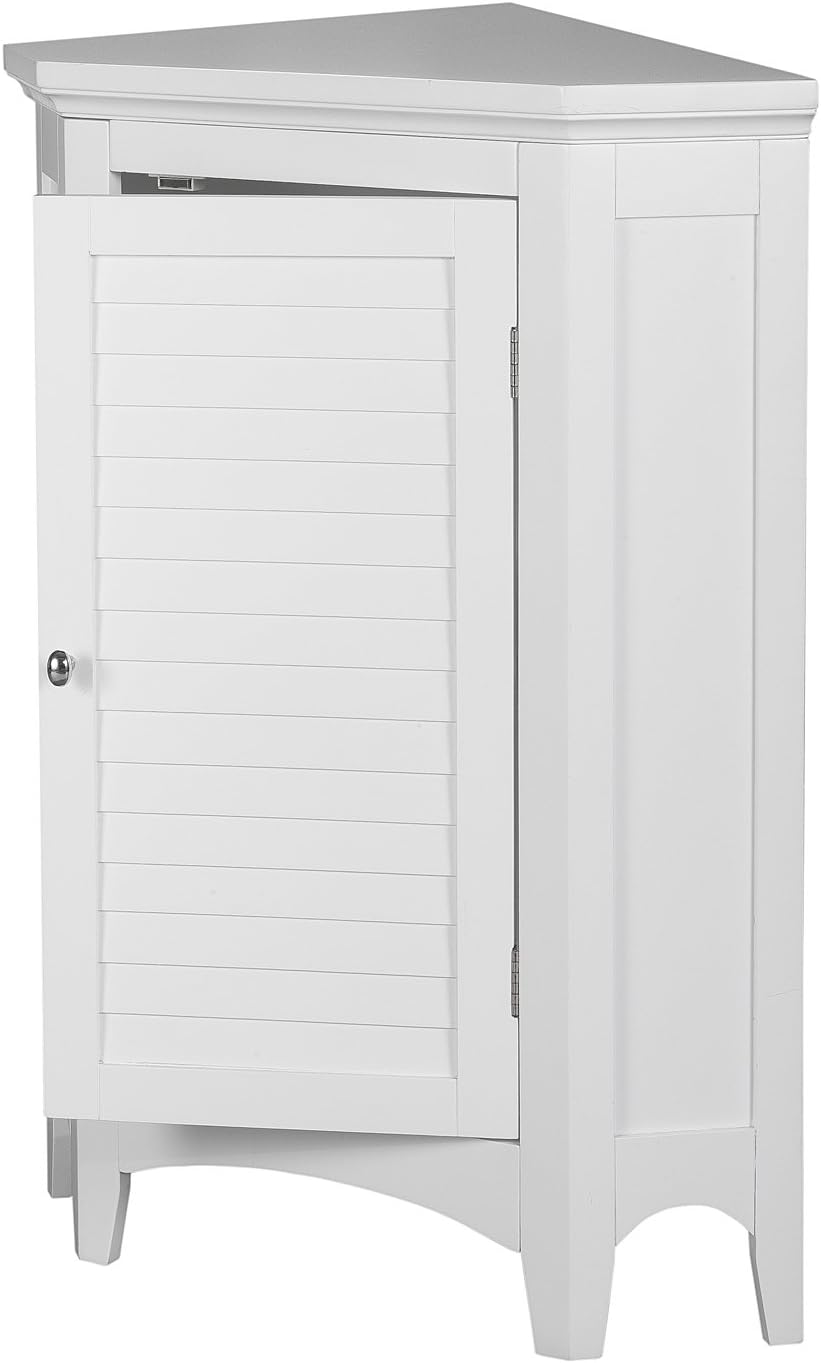 White Bathroom Storage Floor Cabinet D3242