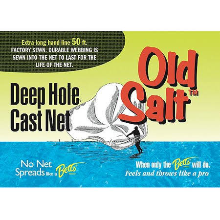 Deep Hole Cast Net with 3/8x22 Mesh Q7890
