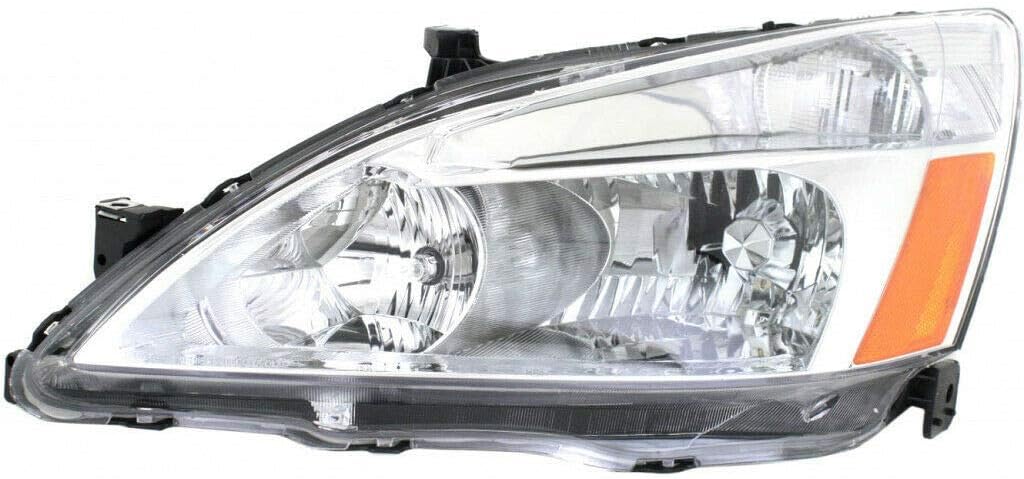 2003-2007 Honda Accord Headlight Assembly Driver Side with Bulbs Y58747