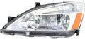 2003-2007 Honda Accord Headlight Assembly Driver Side with Bulbs Y58747