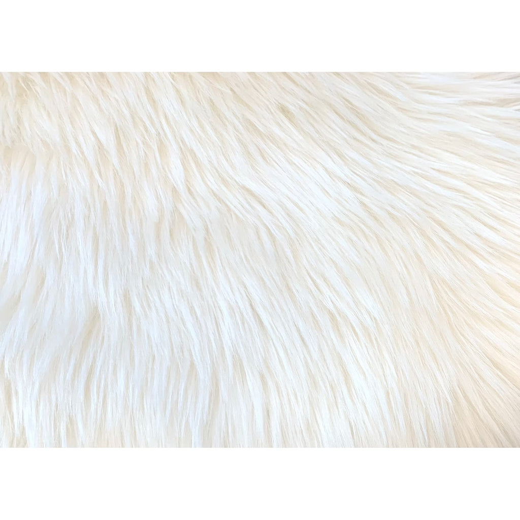 Faux Sheepskin 8-Pelt Plush Shag Area Rug 6' x 8' White L47798